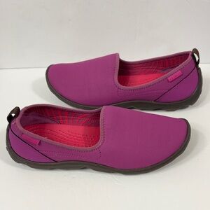 Crocs Duet Busy Day Viola & Graphite Loafers